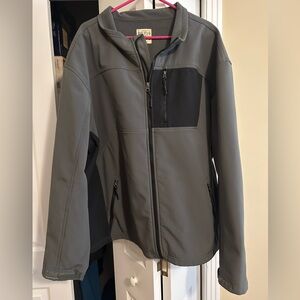 Gray and Black Redhead Softshell Jacket